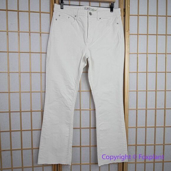 NEW Vineyard Vines high rise Pants cotton Kick Flare Corduroy‎ Pina Colada, 30 - Picture 1 of 15